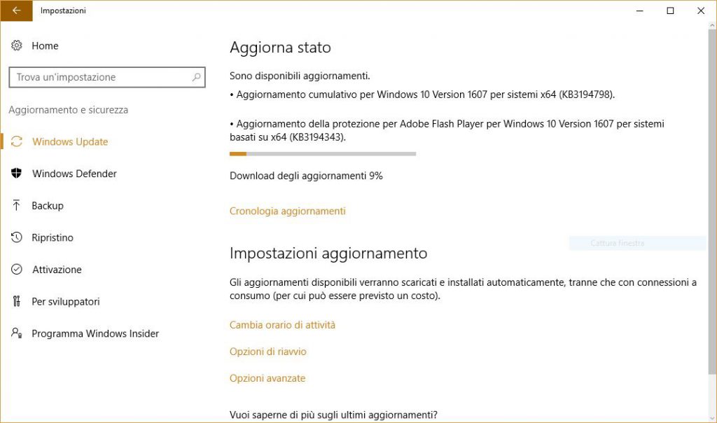 Windows Per Pc Nuovo Aggiornamento Cumulativo Kb