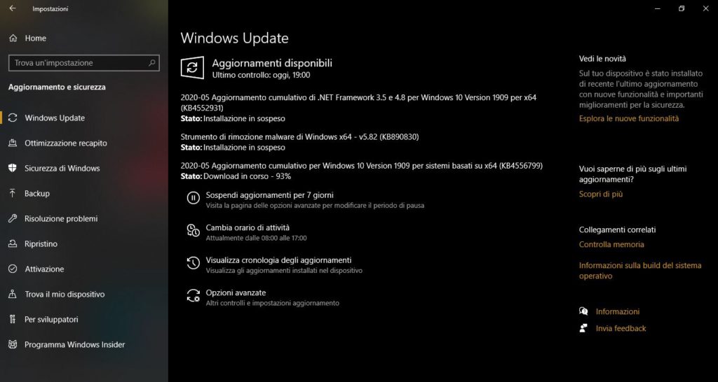 Windows Il Primo Aggiornamento Cumulativo Di Maggio Kb