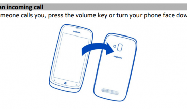 Il Nokia Lumia 610 supporta il “Flip to Mute”