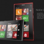 Nokia Lumia 920 Concept grey and red