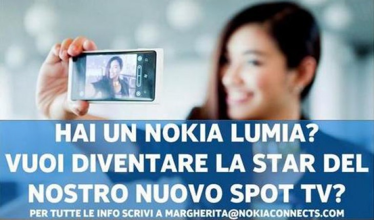 Vuoi diventare la Star del prossimo spot TV Nokia? Scopri come…