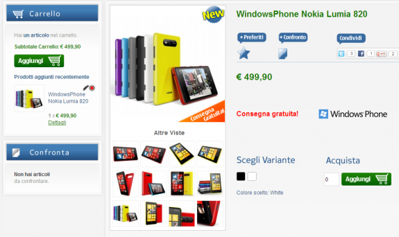 Lumia 820 NStore