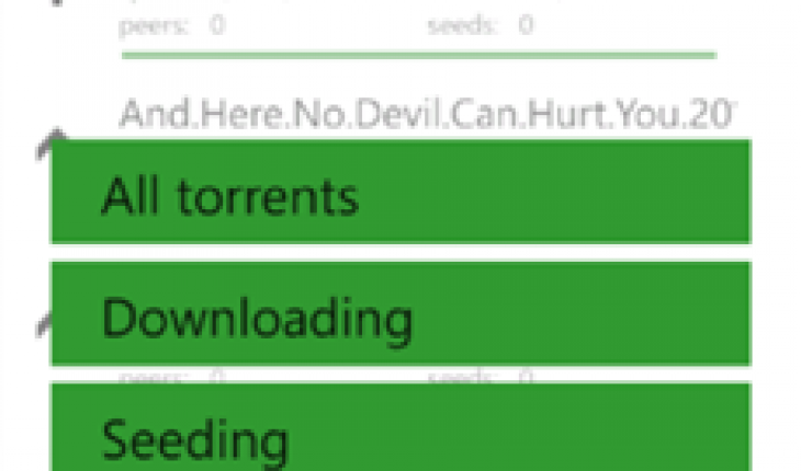 L’app ufficiale µTorrent arriva sul WP Store