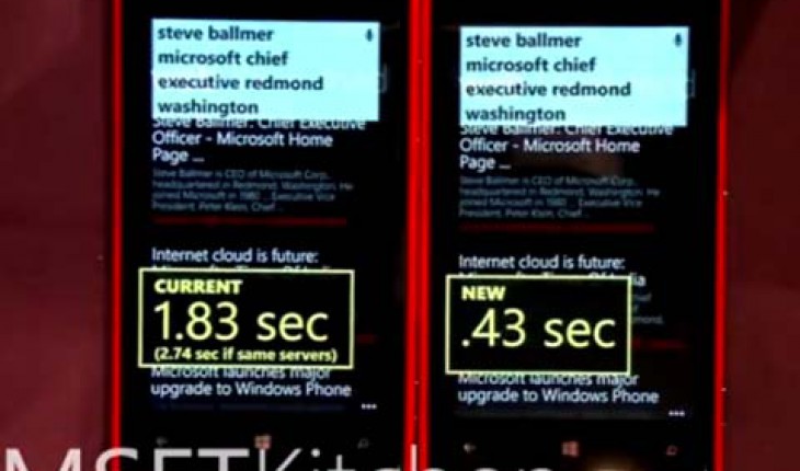 Bing per Windows Phone, video illustrativo delle implementazioni della funzionalità di ricerca vocale