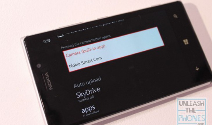 Nokia Smart Camera per WP8 potrà essere avviata come app di default per la fotocamera