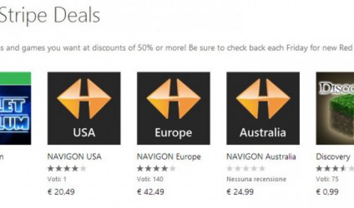 Red Stripe Deals: BulletAsylum (gioco Xbox), NAVIGON e Discovery disponibili a prezzi scontati