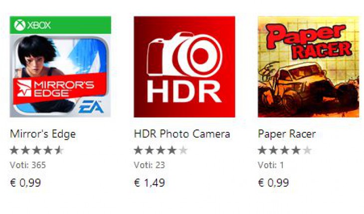 Red Stripe Deals: Mirror’s Edge (gioco Xbox), HDR Photo Camera e Paper Racer disponibili a prezzi scontati