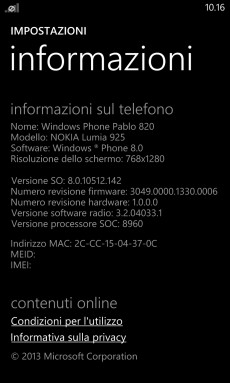 Update Lumia 925 Vodafone