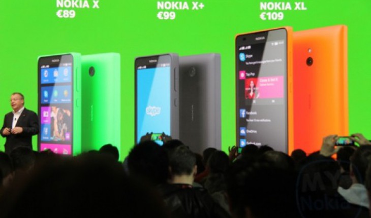 [MWC 2014] Annunciata ufficialmente la famiglia di dispositivi Nokia X