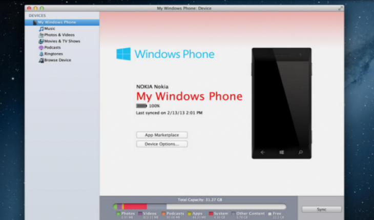 Windows Phone per Mac si aggiorna alla versione 3.1.0 e aggiunge il supporto a WP 8.1