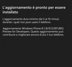 Update WP8.1 Previw