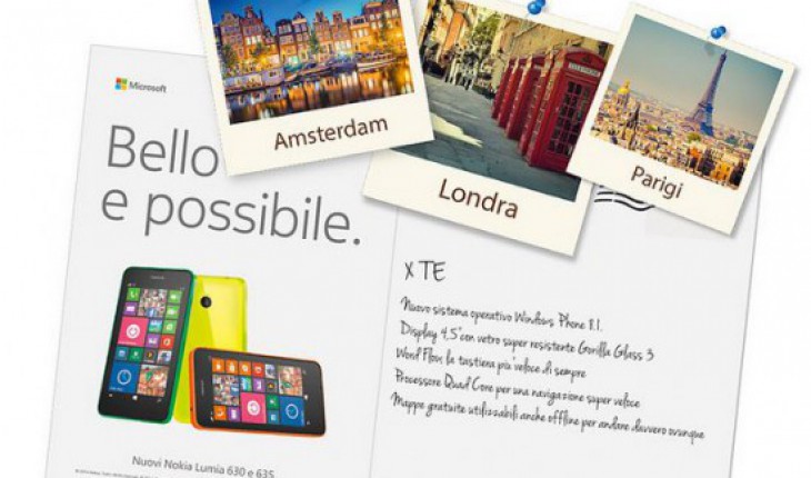 Acquista un Nokia Lumia 630 o 635 e ricevi un buono da 20 Euro per volare con Lufthansa