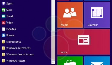 Video del nuovo Start Menu di Windows 9