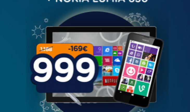 Surface Pro 3 + Lumia 630 a 999 Euro solo domani da Unieuro e Lumia 735 a 199,99 Euro da Euronics