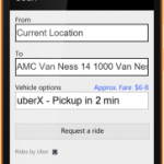 Integrazione Uber in Windows 10