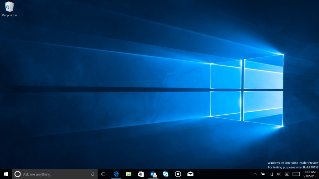 Build 10159 Windows 10 Preview per PC