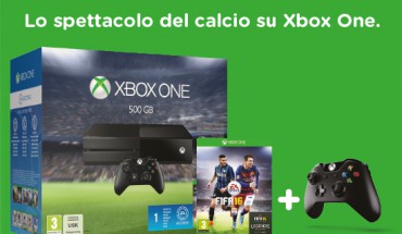 Offerta: Xbox One (500 GB) + FIFA 16 + Wireless Controller a 369 Euro [Aggiornato]