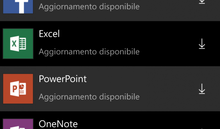 Facebook Beta, Excel Mobile, PowerPoint Mobile e OneNote per Windows 10 Mobile si aggiornano