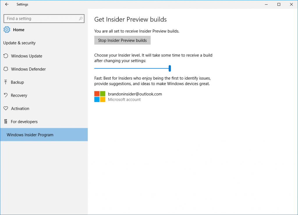 Windows Insider Program