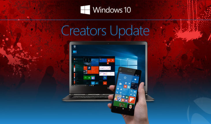 Windows 10 Creators Update per dispositivi mobili in arrivo dal 25 Aprile