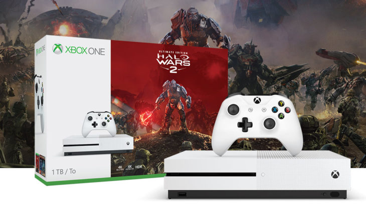 Offerta Amazon: Xbox One S 1TB + Halo Wars 2 a soli 269,99 Euro