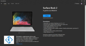 Surface Book 2 su Microsoft Store