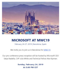 Microsoft al MWC 2019